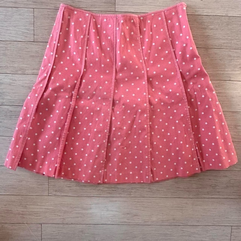 Ann Taylor loft poka dot skirt